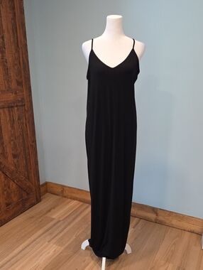 Long Black Sheath Dress S